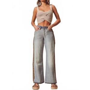 NEW IT'S SO ME inside out relaxed fit jeans in blue